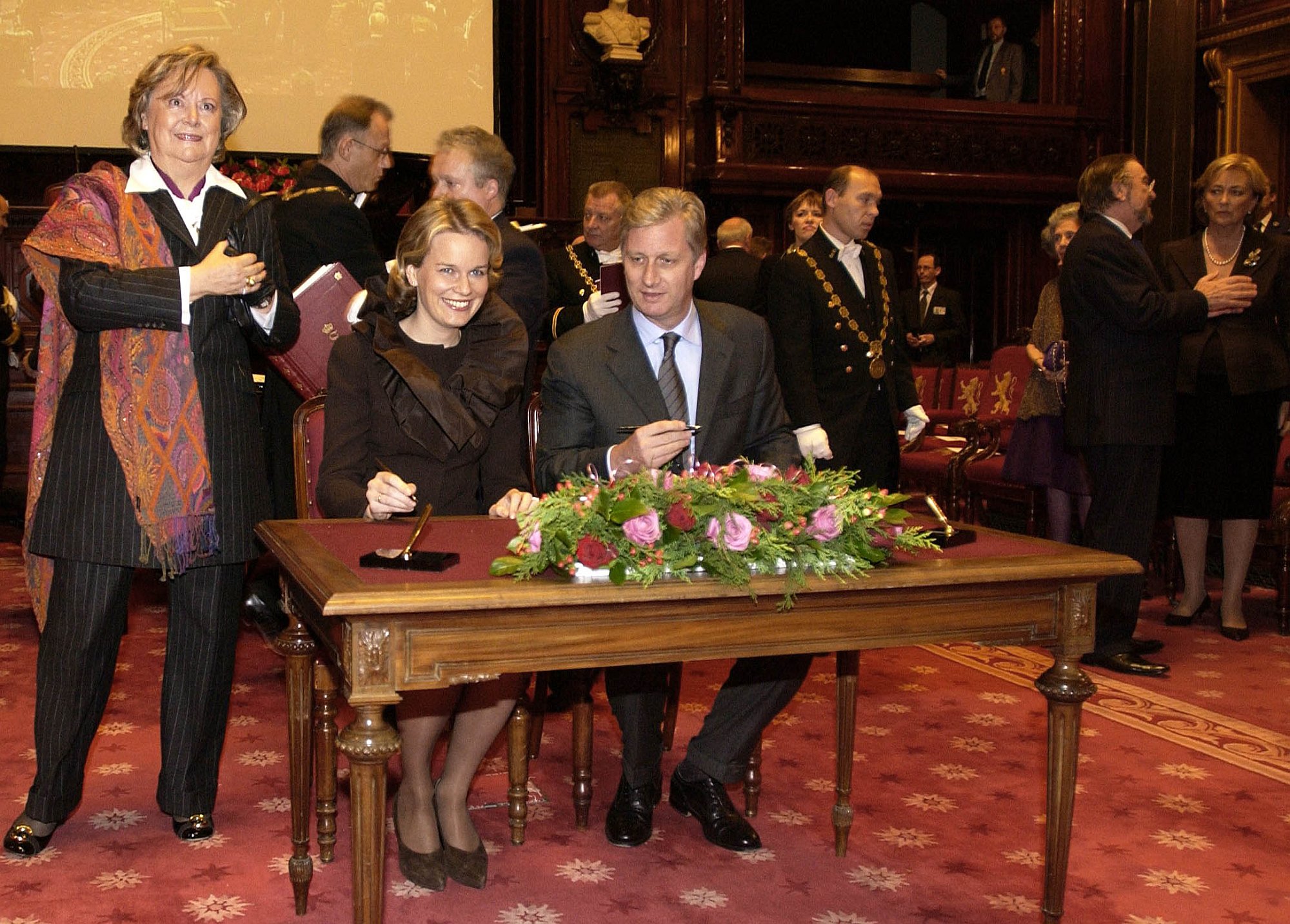  Koningsfeest in het Federale parlement - hémycle du Sénat