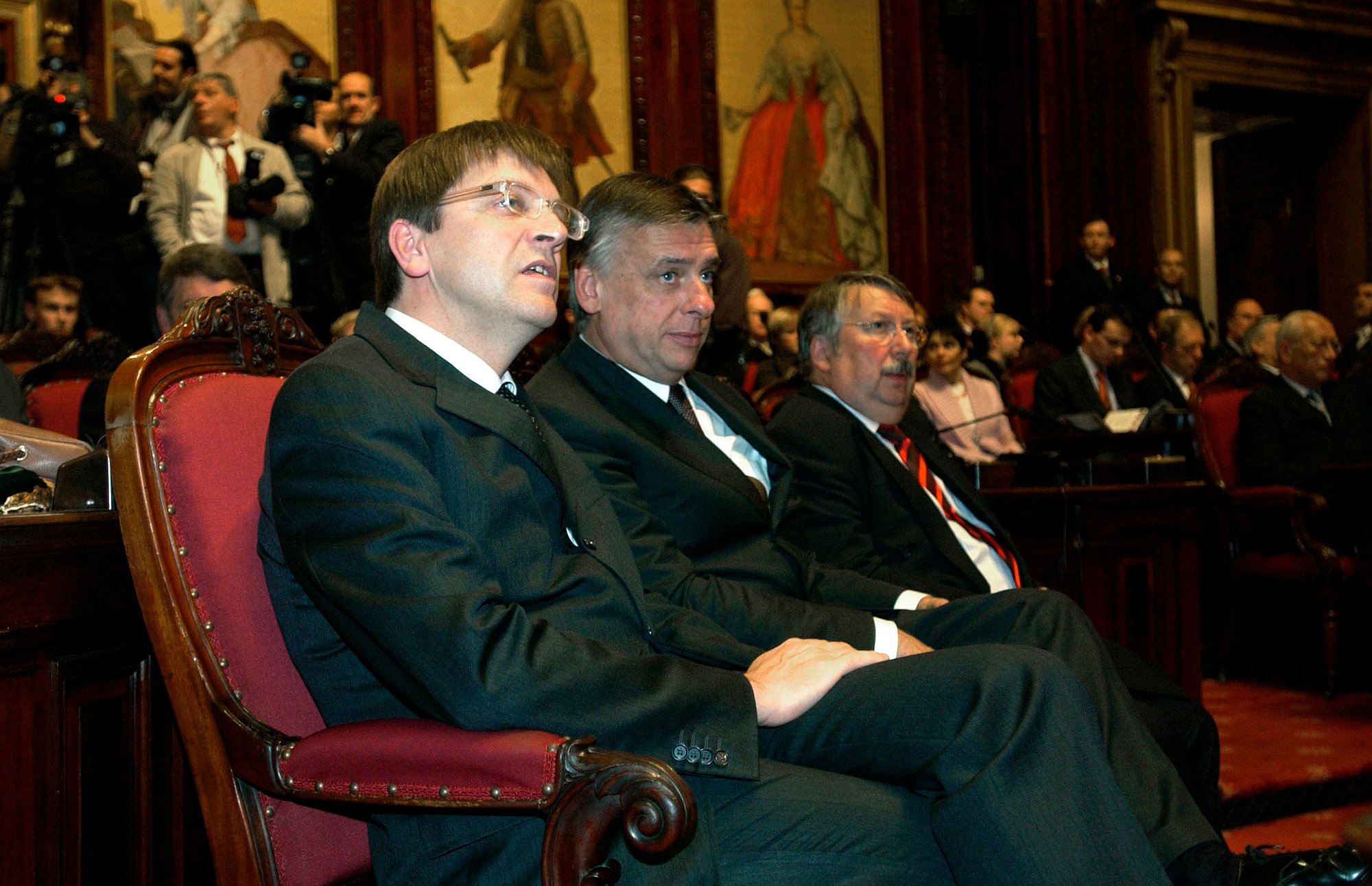  Koningsfeest in het Federale parlement - hémycle du Sénat