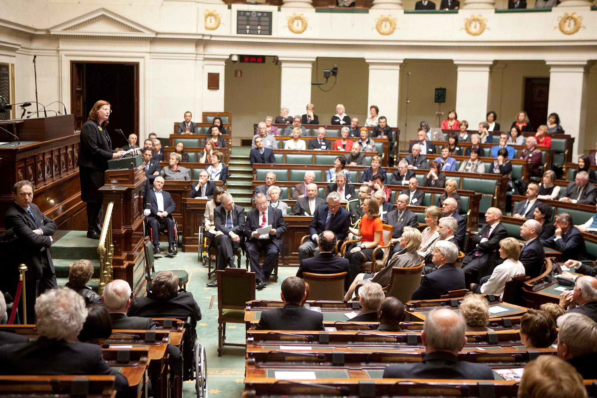  La Fête du Roi au Parlement féderal - “Hommage aux bénévoles et aux volontaires” - 15/11/2011