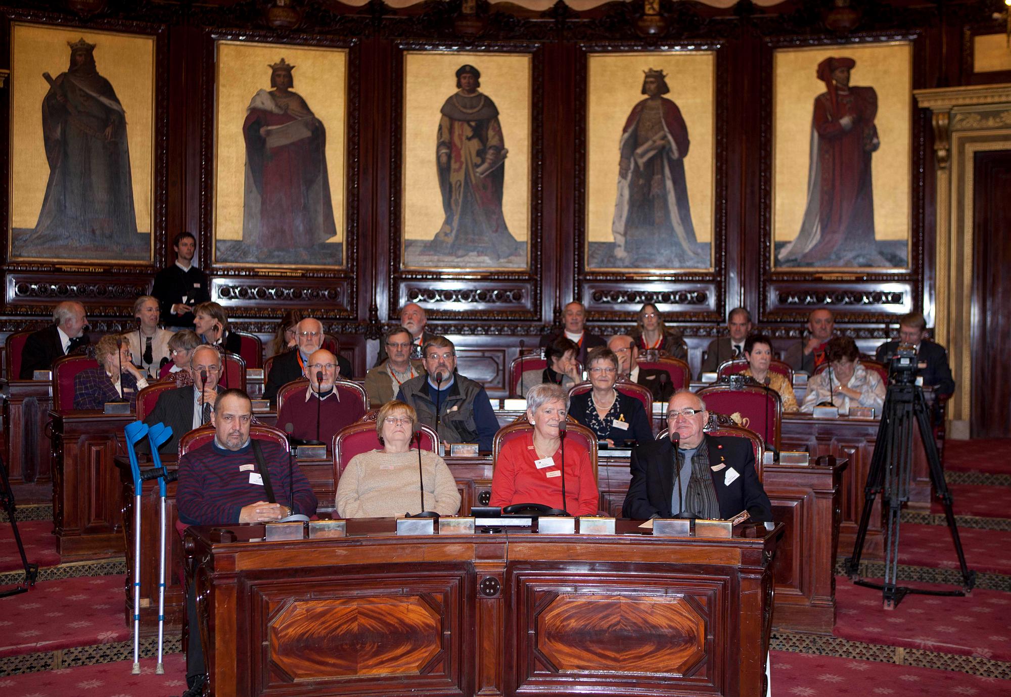  La Fête du Roi au Parlement féderal - “Hommage aux bénévoles et aux volontaires” - 15/11/2011