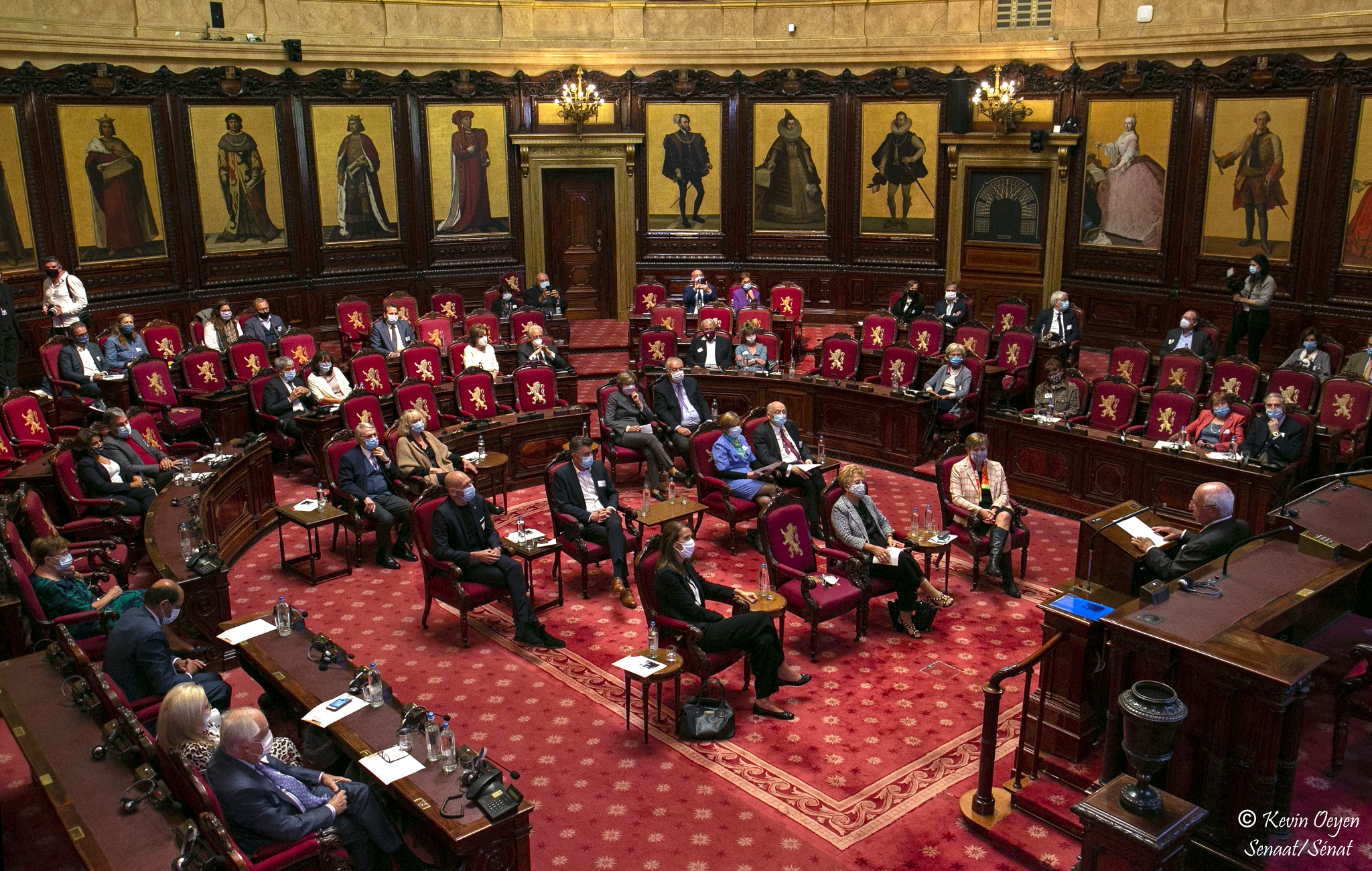  Inauguration du portrait de Monsieur Jacques Brotchi, ancien président du Sénat