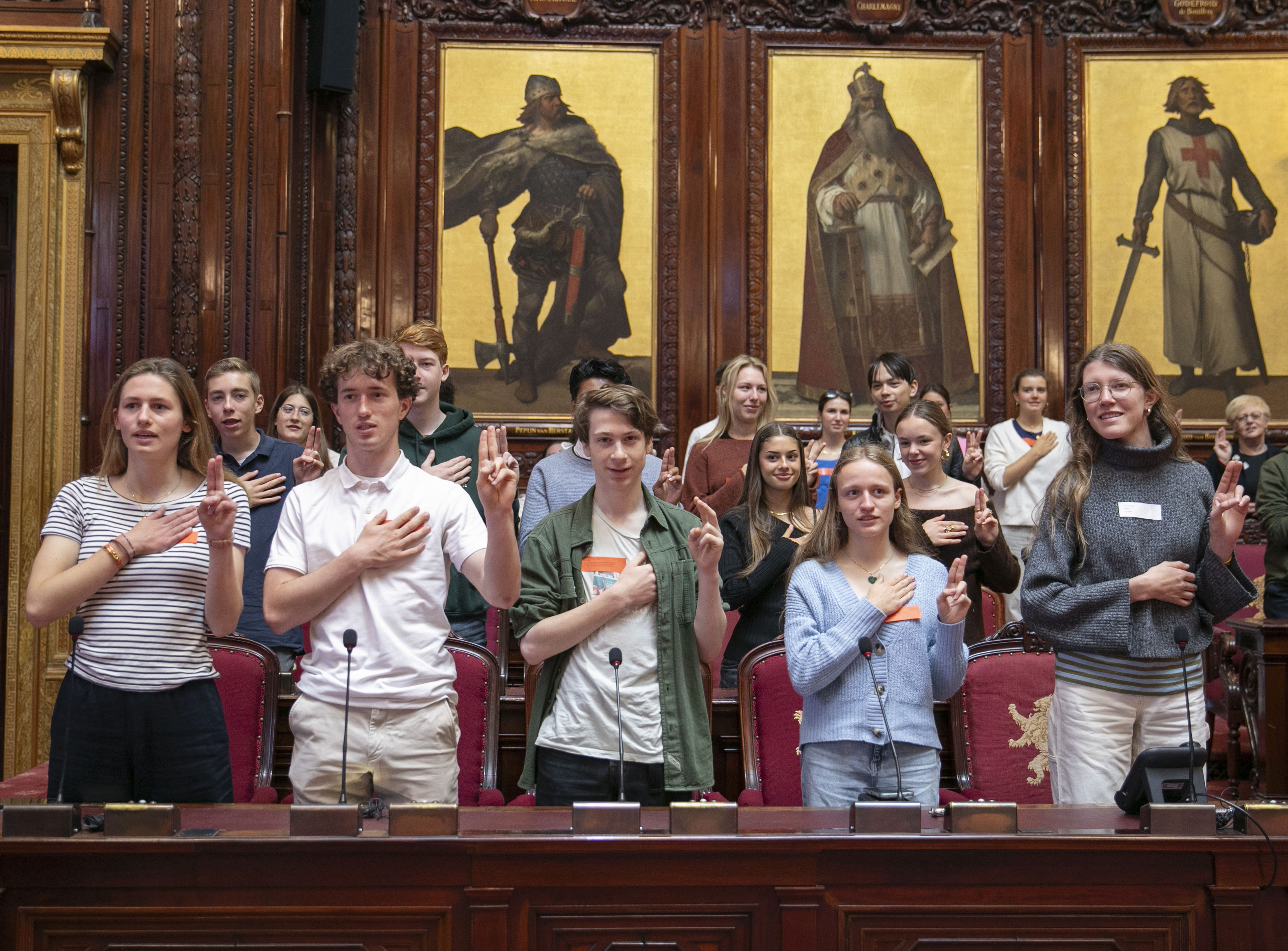  Jongerenparlement in de Senaat