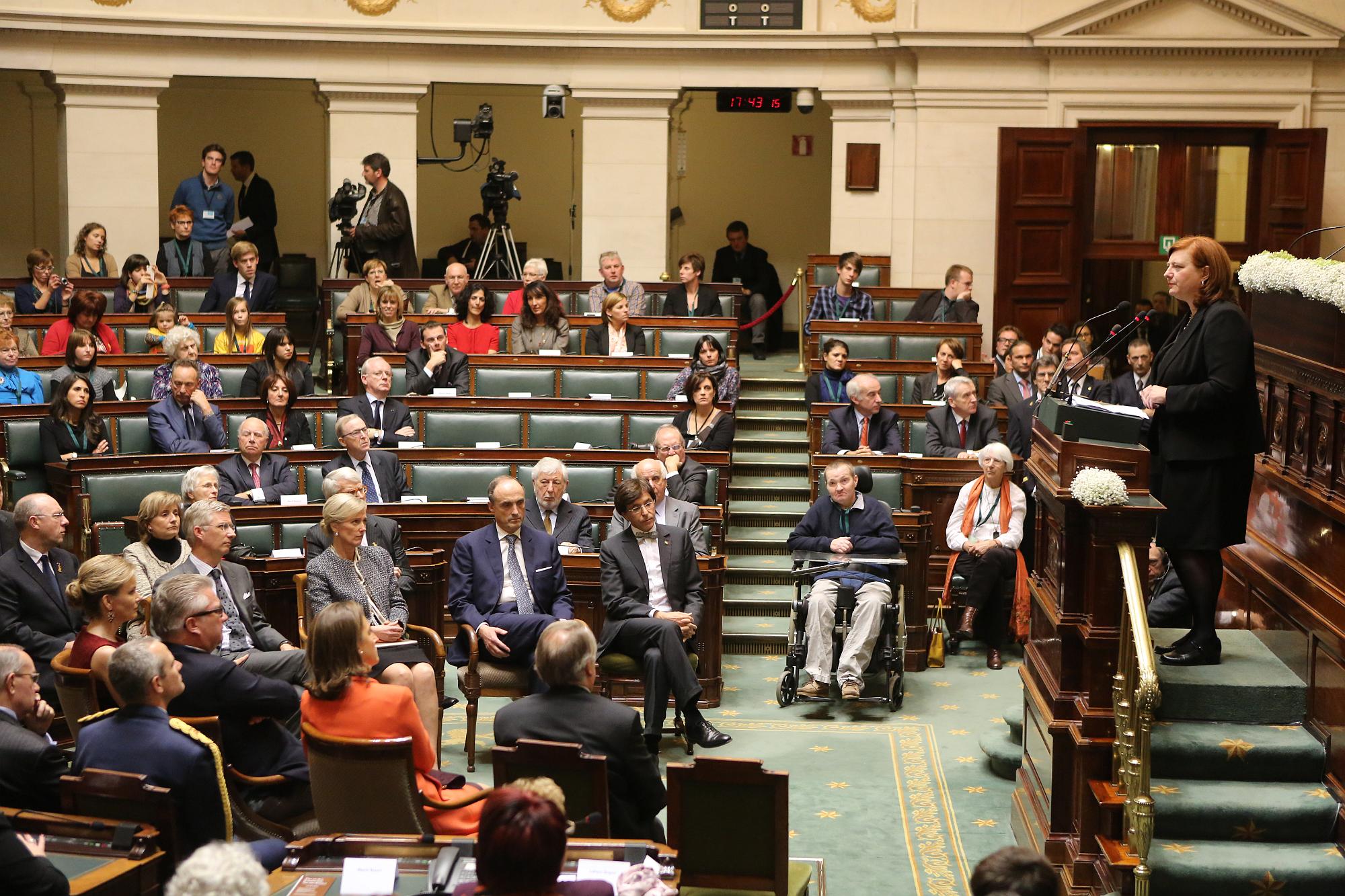  Koningsfeest in het federale parlement:  “Actief ouder worden en Solidariteit tussen de generaties”