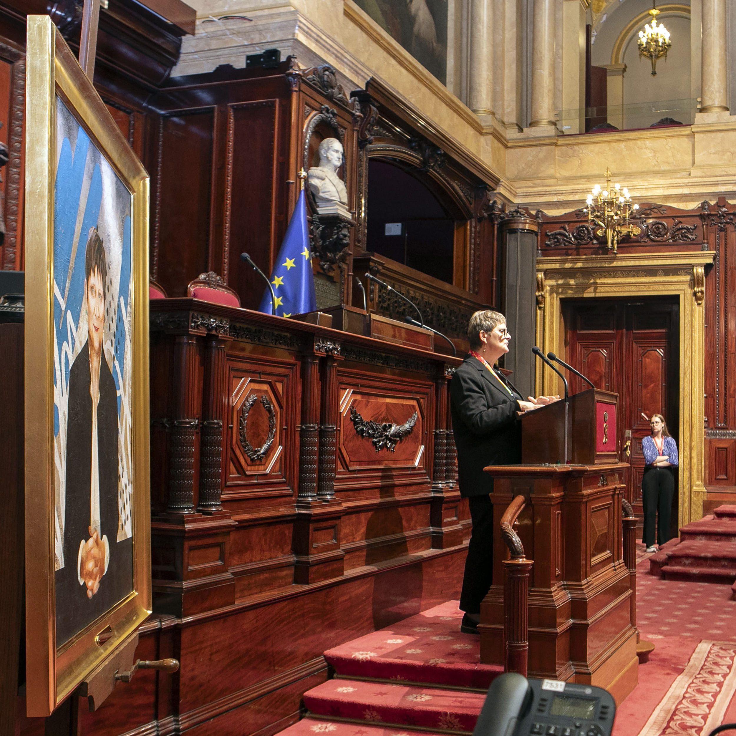  Portrait de Mme Sabine Laruelle inauguré au Sénat