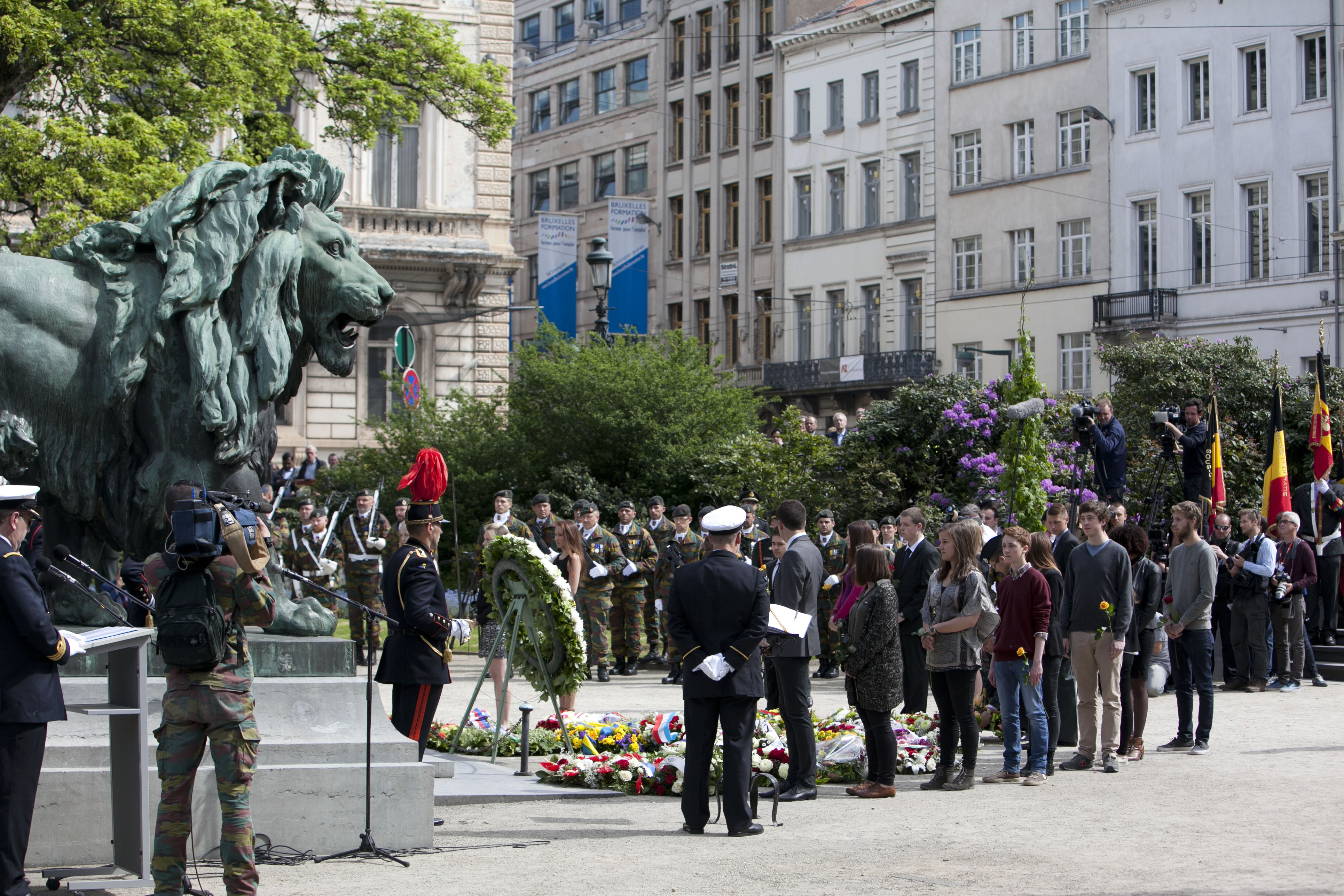  Cérémonie de commémoration des 70 ans de la fin de la Seconde Guerre mondiale en Europe