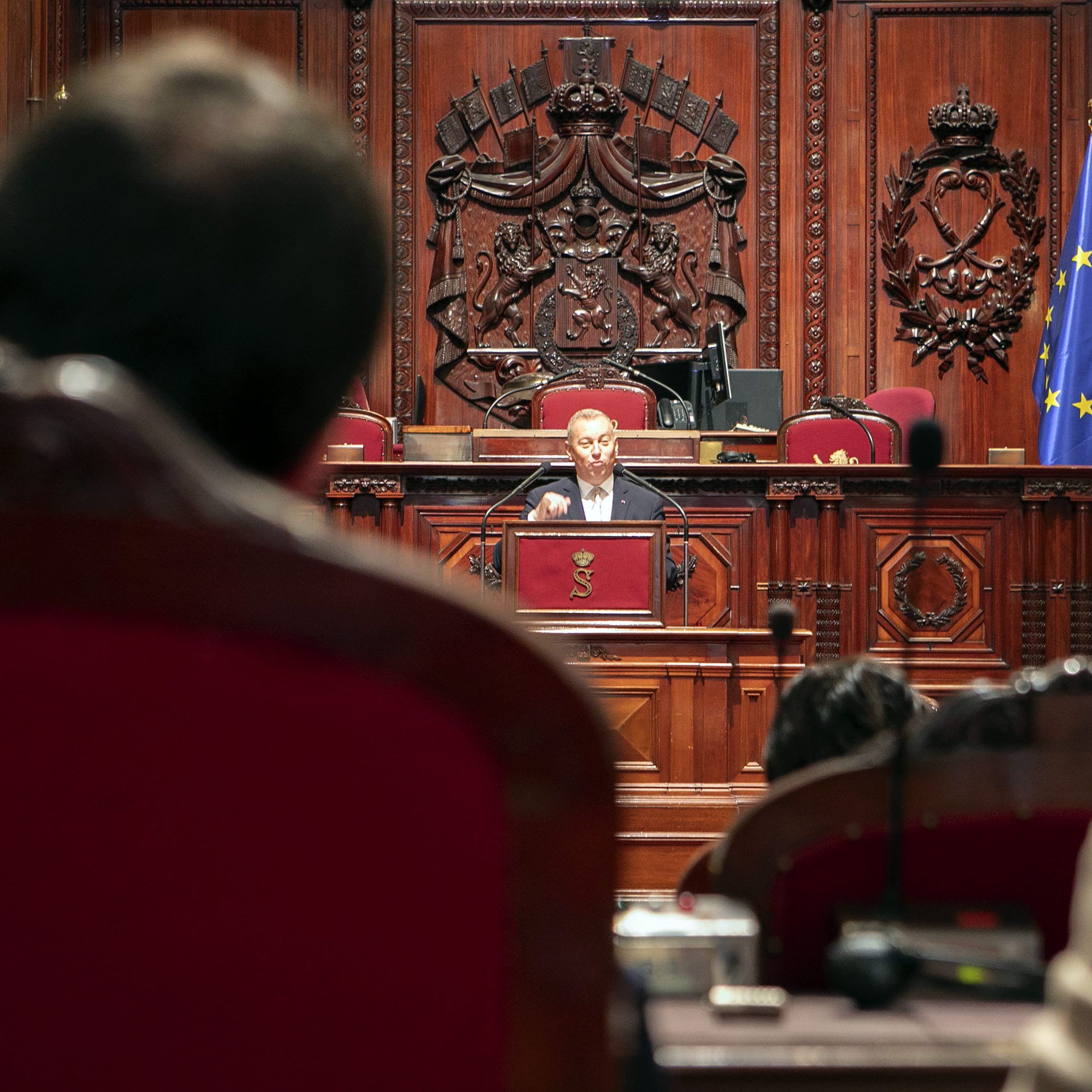  Portrait de Mme Sabine Laruelle inauguré au Sénat