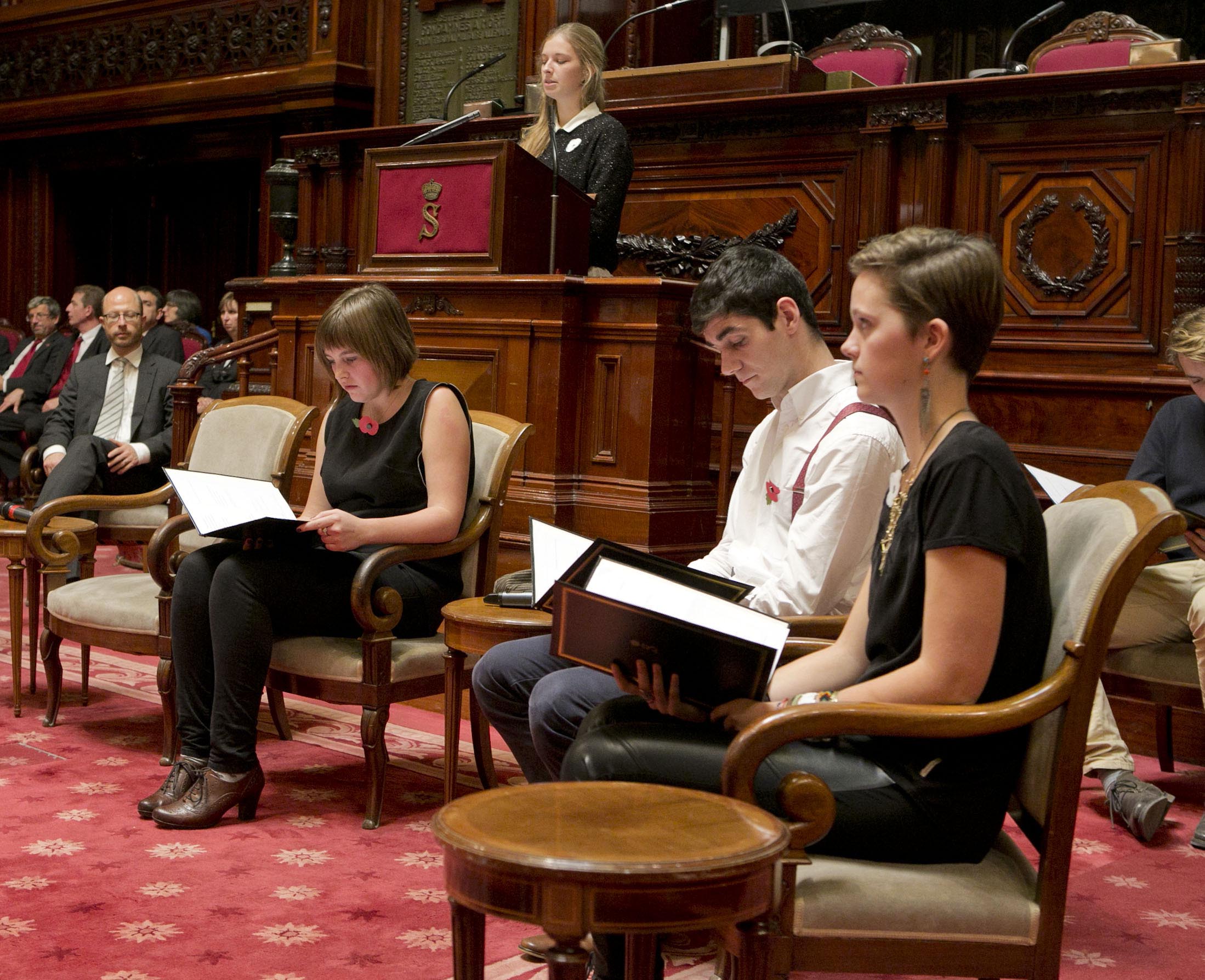  Commémoration de l’Armistice au Parlement fédéral