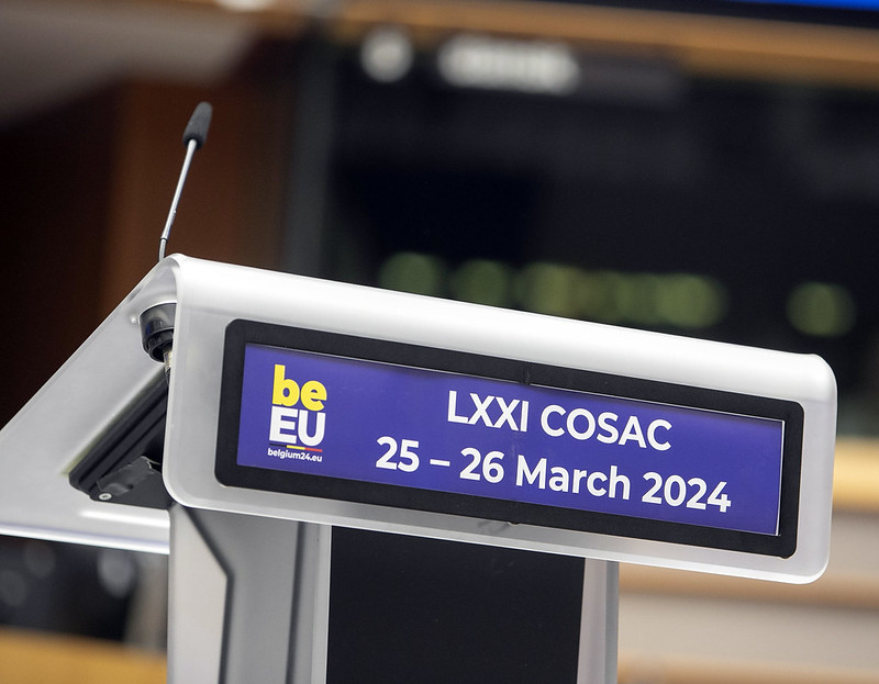  Des parlementaires de toute l’Europe se sont réunis à Bruxelles pour la COSAC