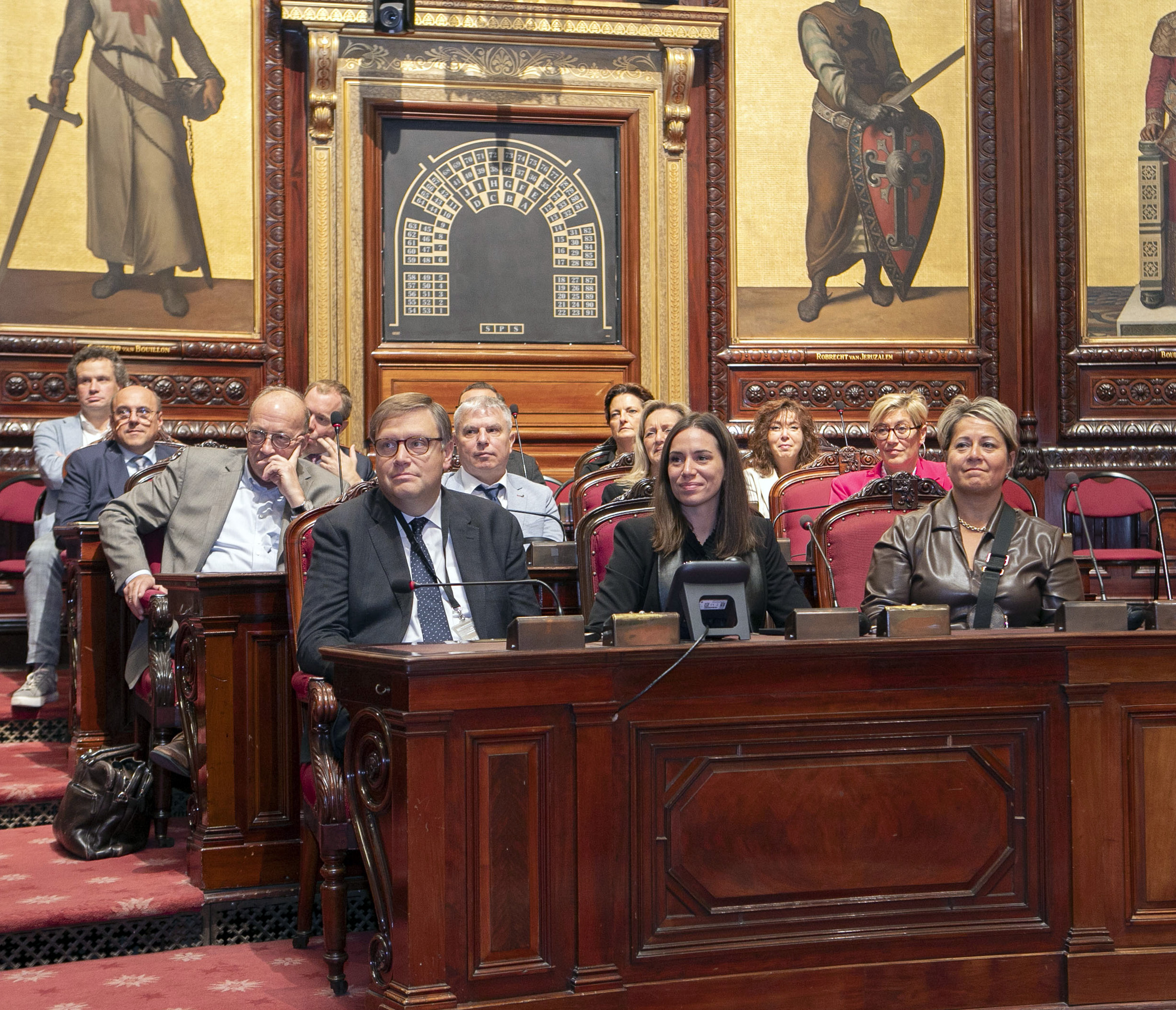  Portrait de Mme Sabine Laruelle inauguré au Sénat