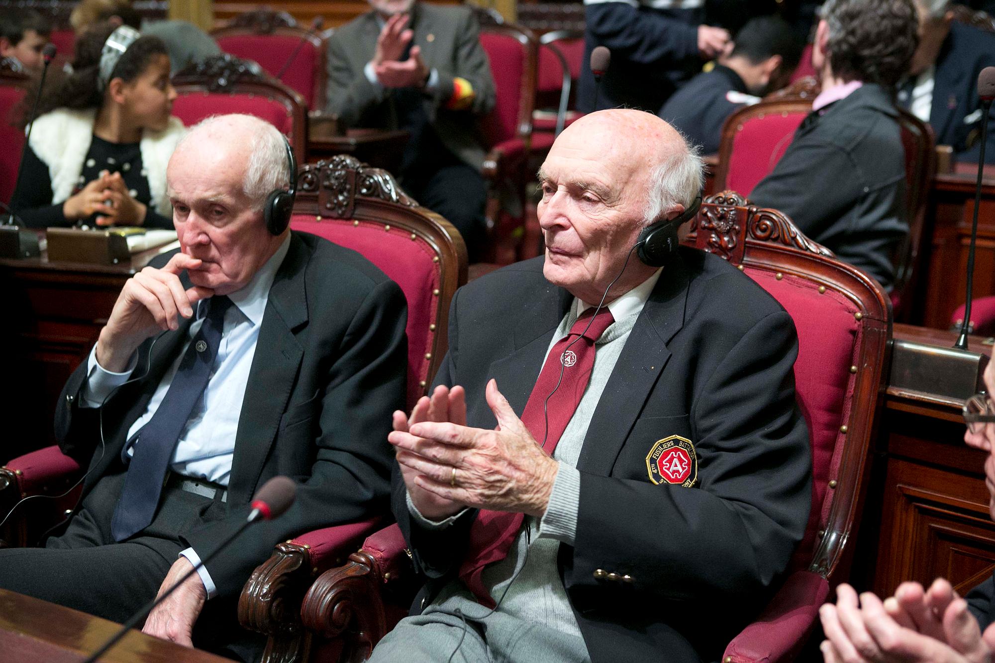  Armistice: anciens combattants et jeunes au Sénat - 11/11/2012