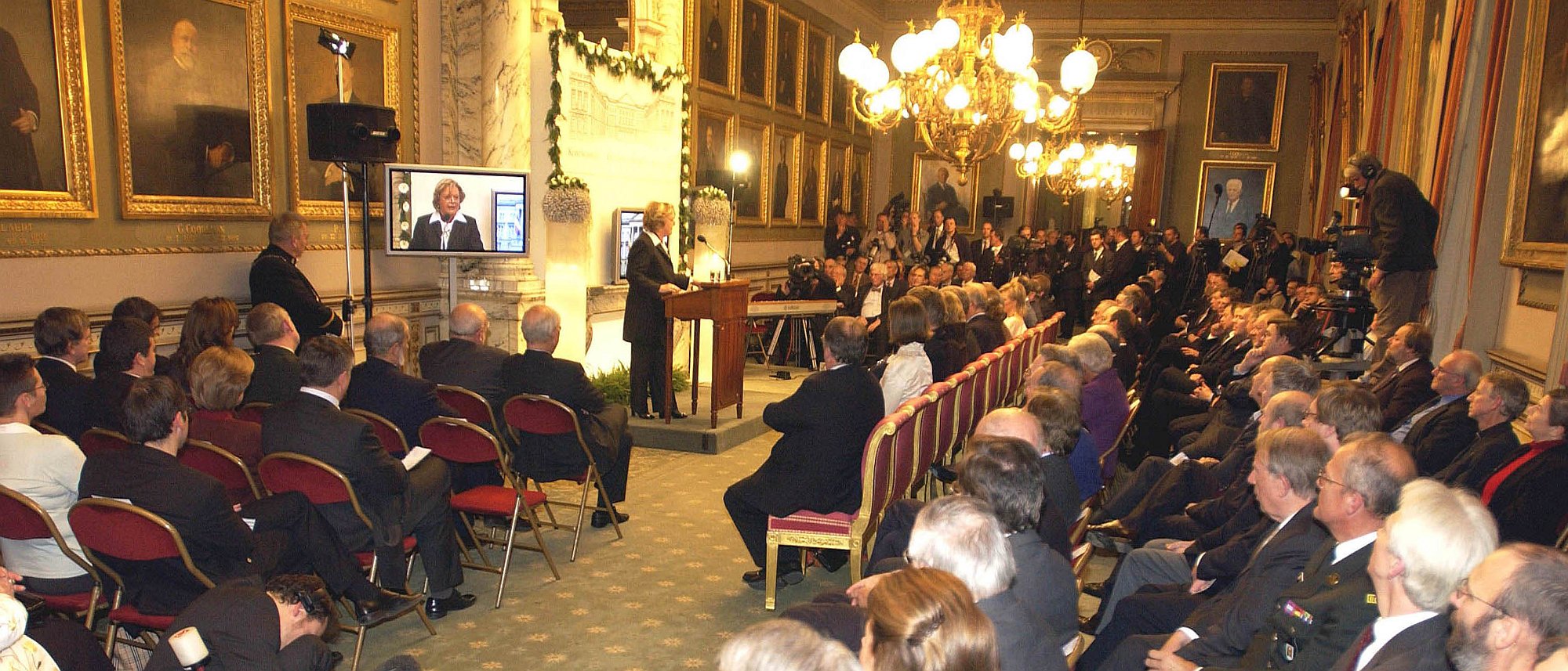  Koningsfeest in het Federale parlement - salle de lecture de la Chambre