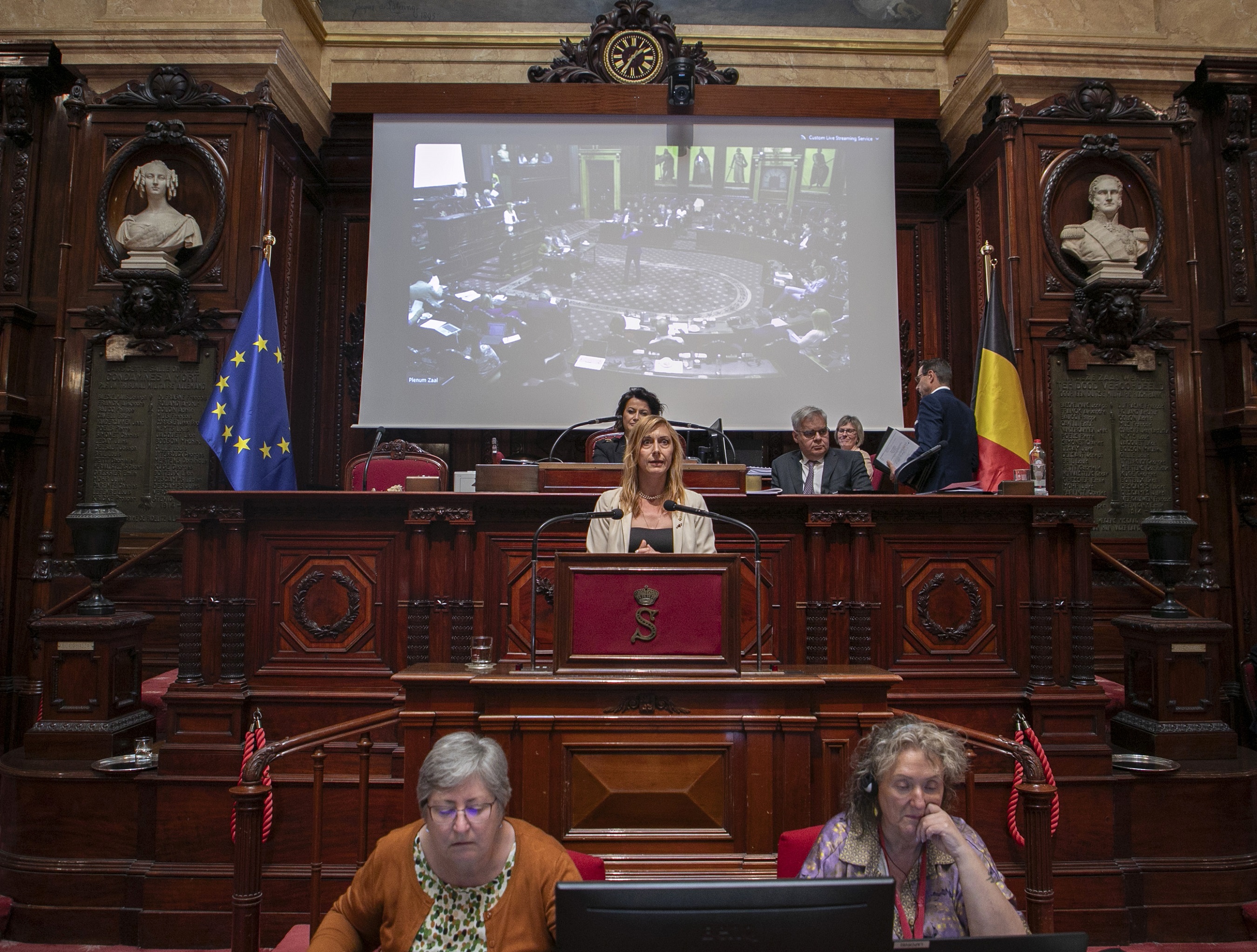  Le Sénat vote sur le projet de déclaration de révision de la Constitution