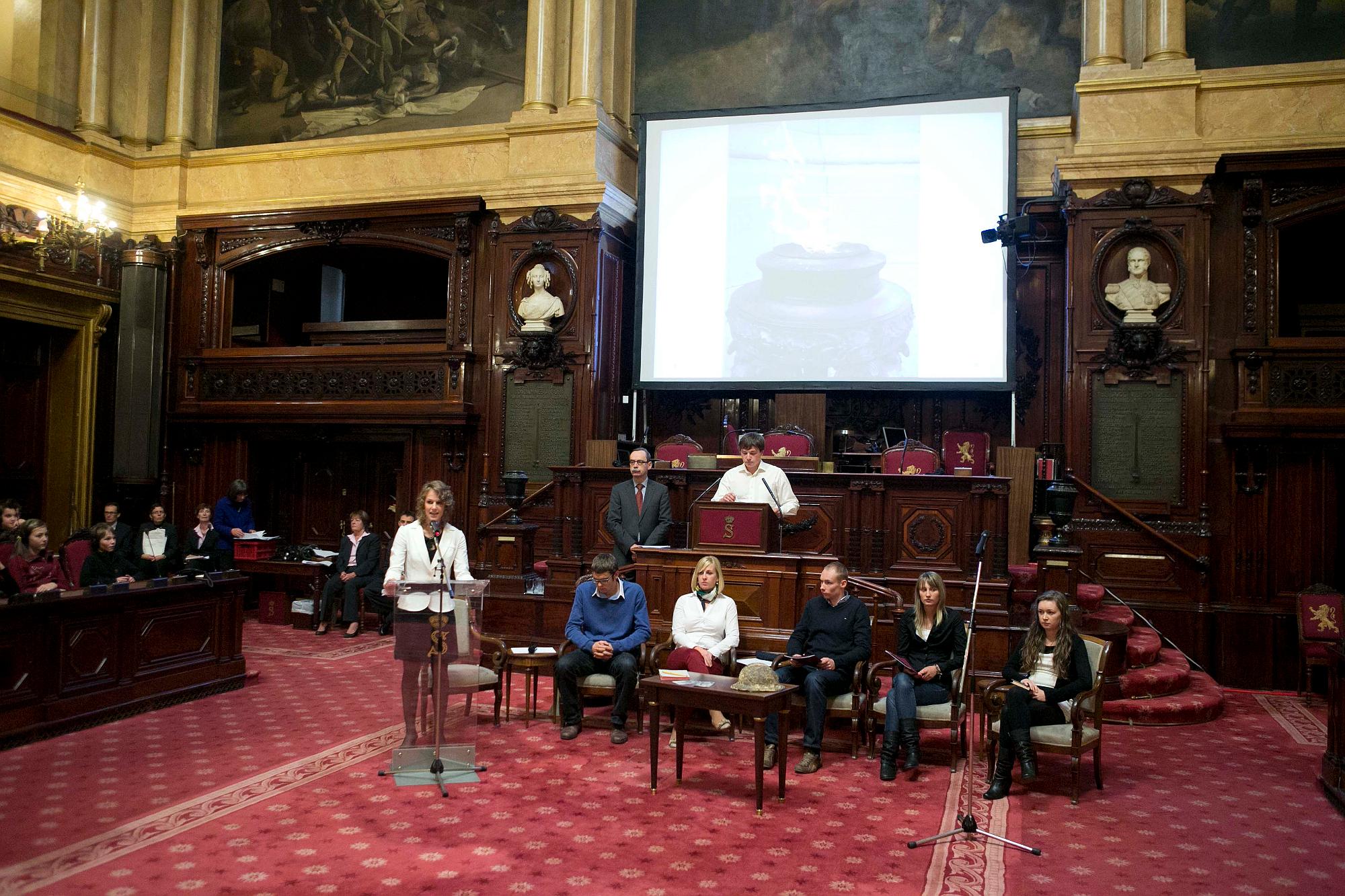  Armistice: anciens combattants et jeunes au Sénat - 11/11/2012