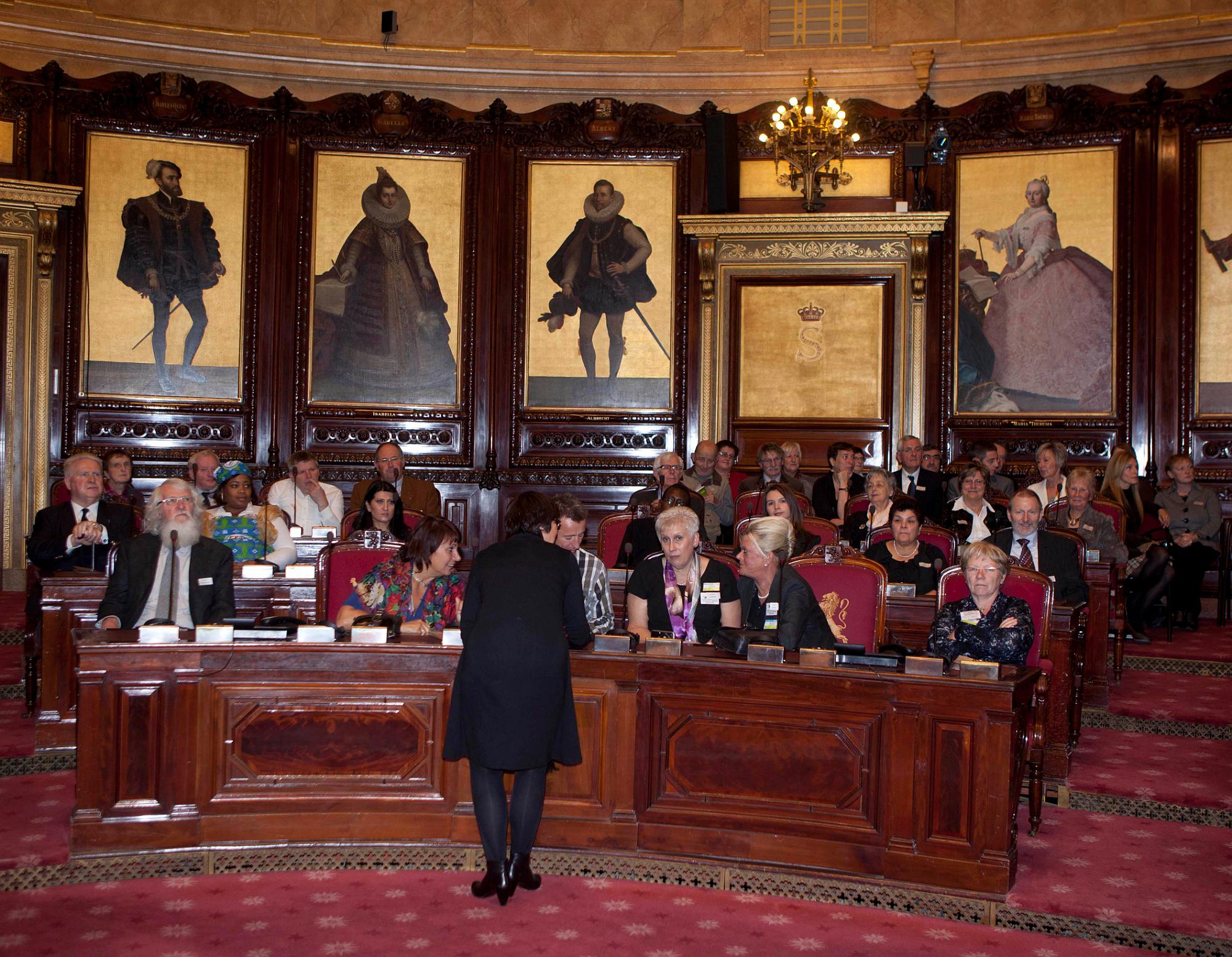  La Fête du Roi au Parlement féderal - “Hommage aux bénévoles et aux volontaires” - 15/11/2011