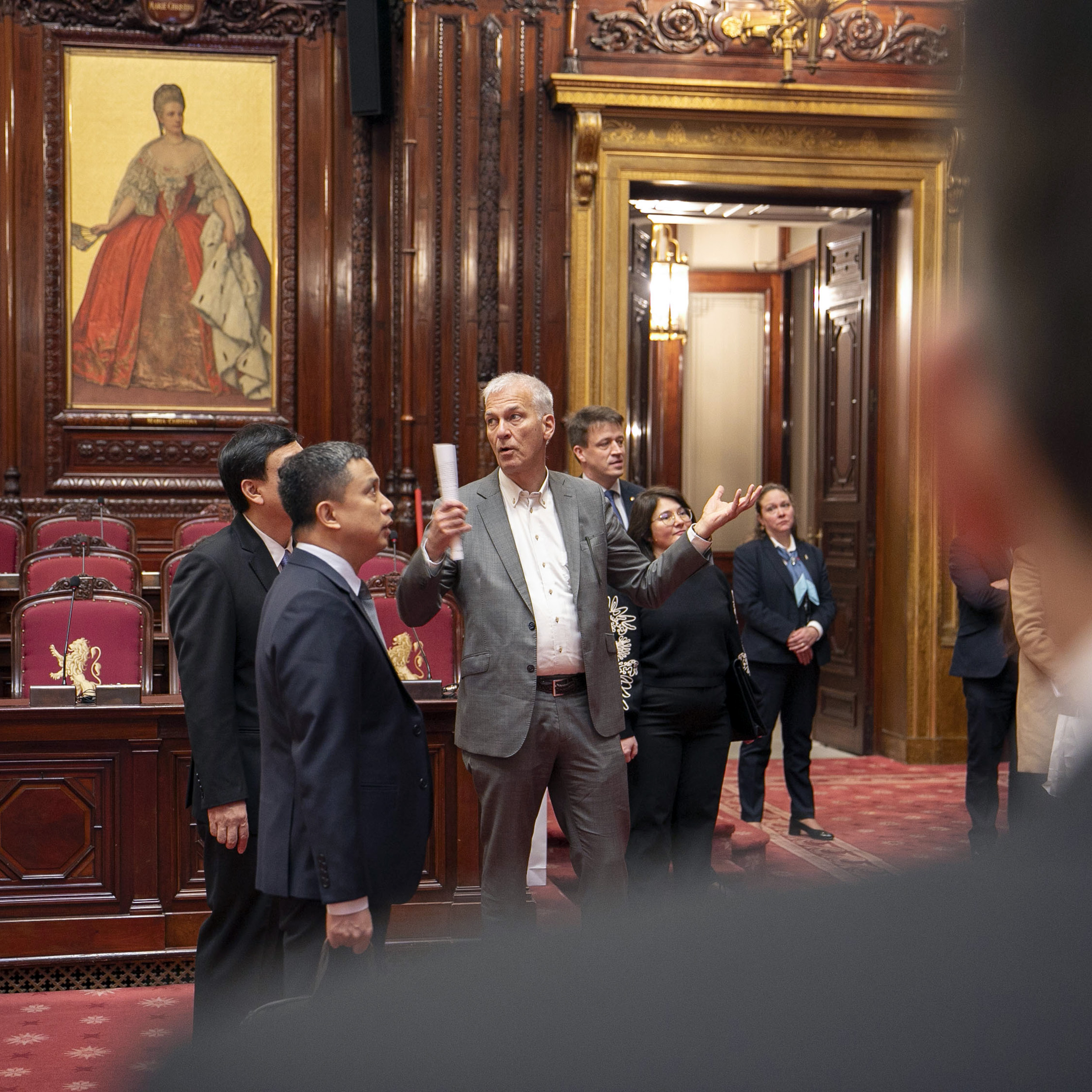  Visite d'une délégation vietnamienne au Sénat