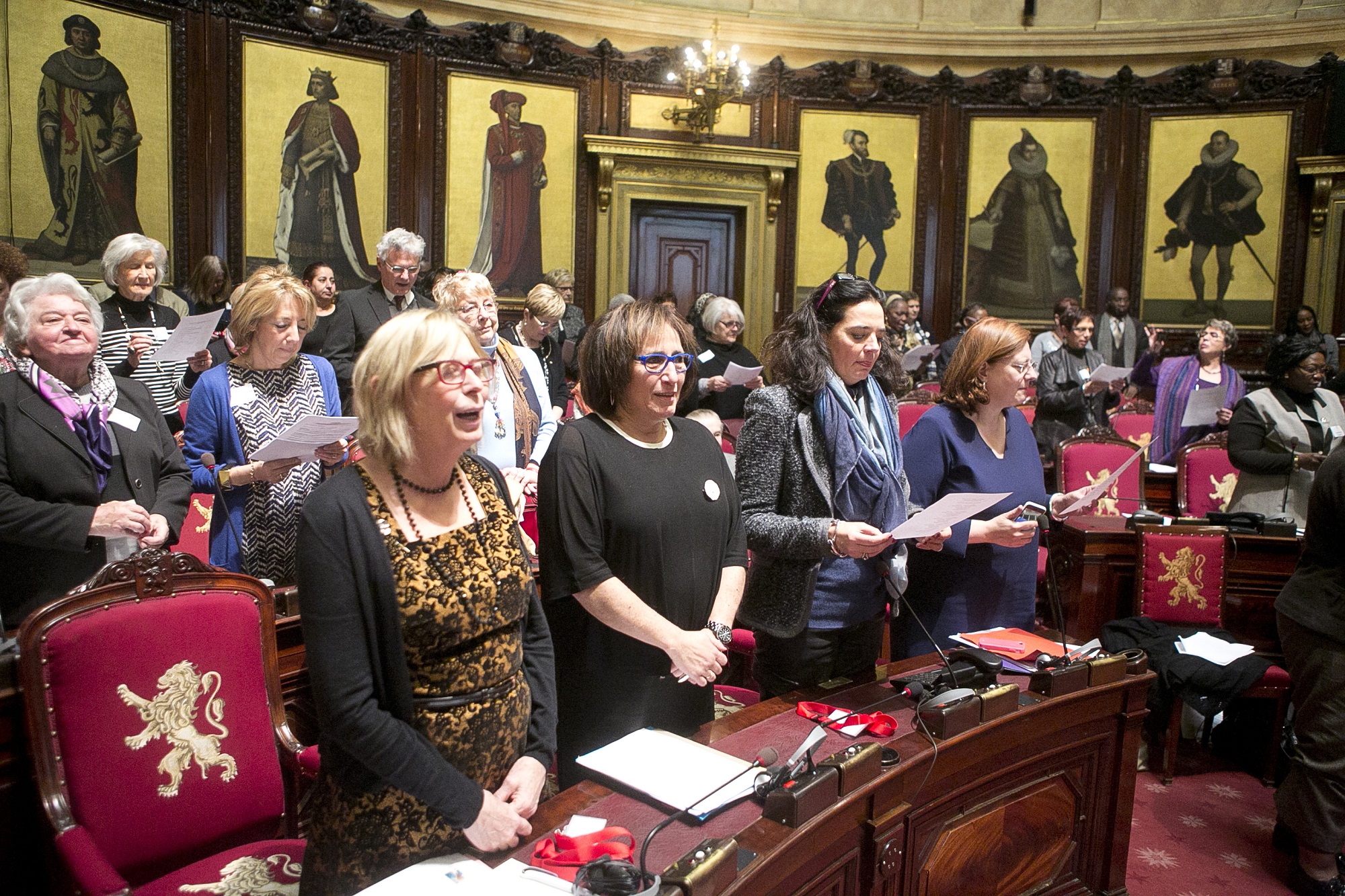  Ceremonie "Zoek uw Vredesvrouw 2014"