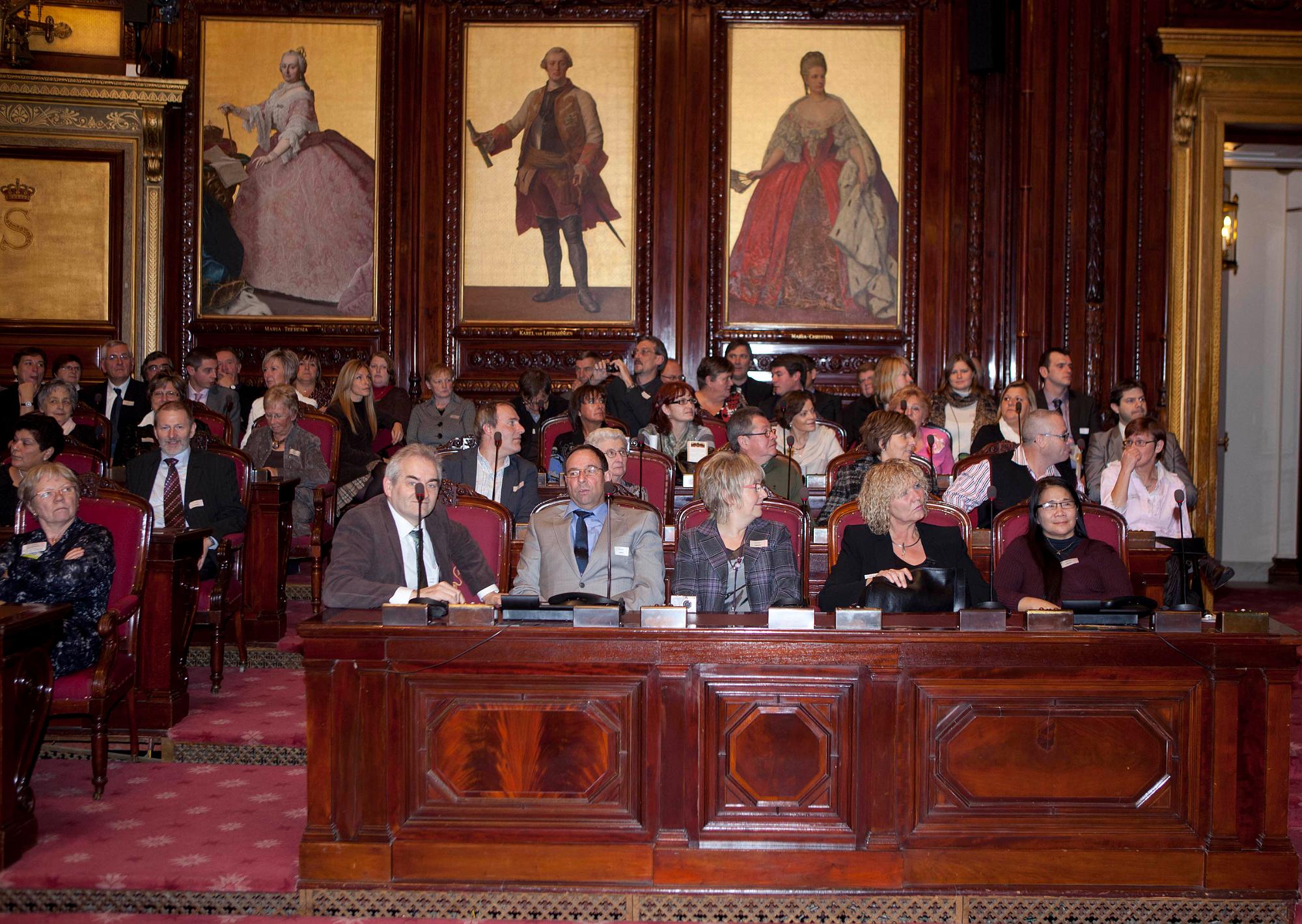  La Fête du Roi au Parlement féderal - “Hommage aux bénévoles et aux volontaires” - 15/11/2011