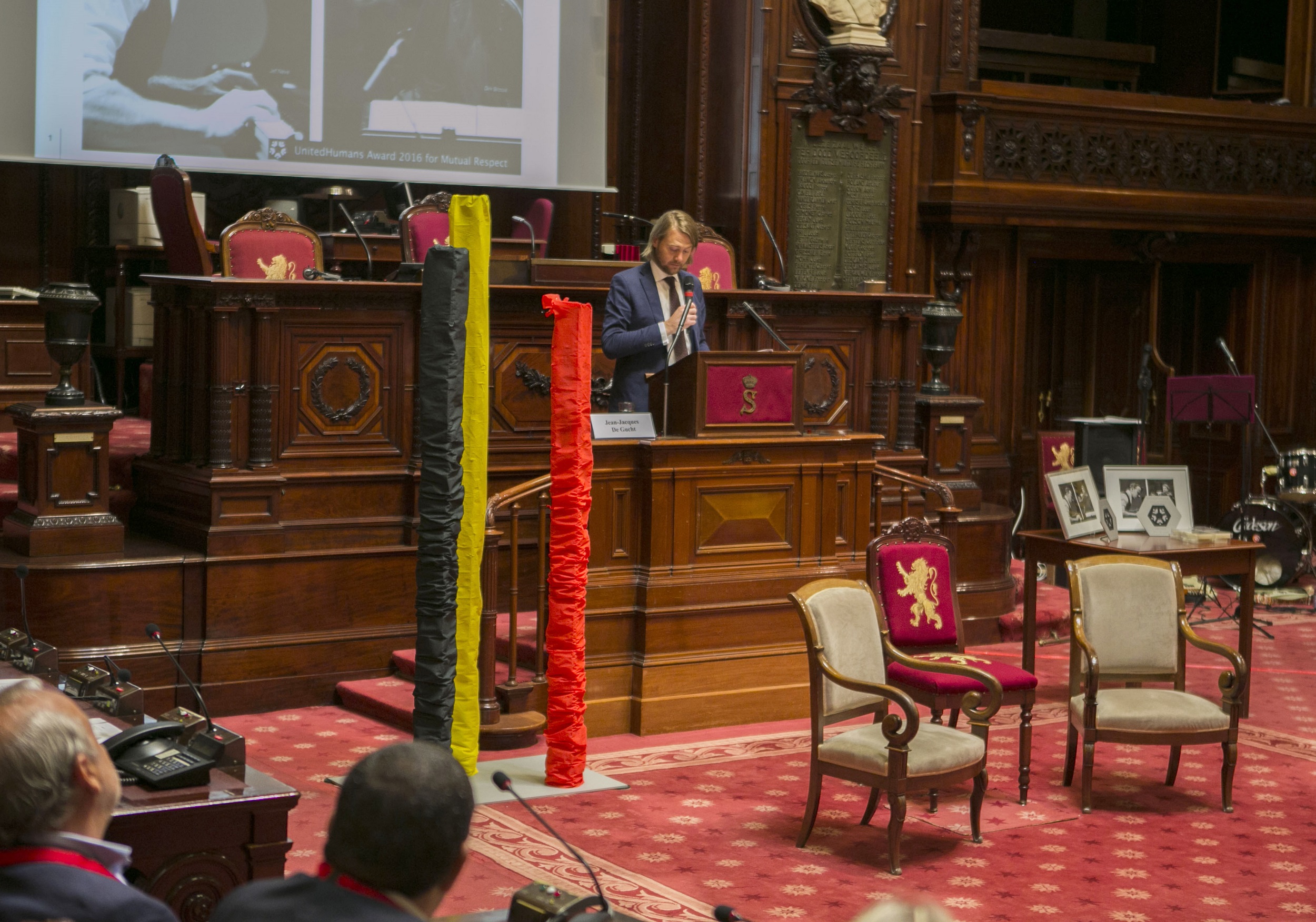  Dirk Brossé et Jef Neve reçoivent le UnitedHumans Award du Respect mutuel 2016