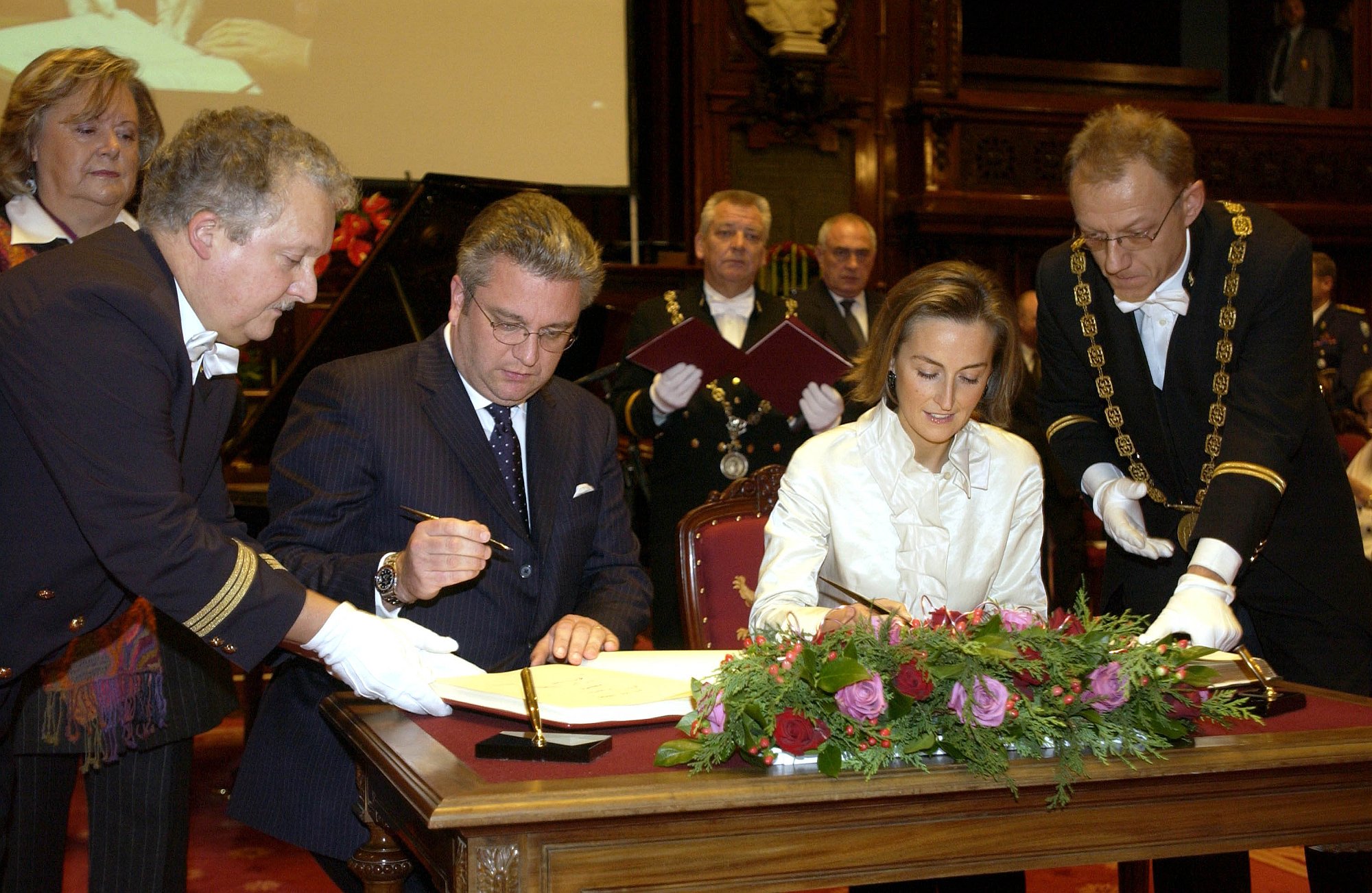  Koningsfeest in het Federale parlement - hémycle du Sénat